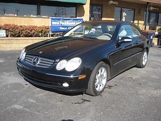 2003 mercedes clk 320 coupe navigtion  black / ivory sun roof 1owner nice