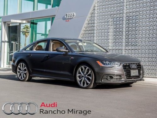 2014 audi a6 quattro oolong gray metallic prestige cold weather package