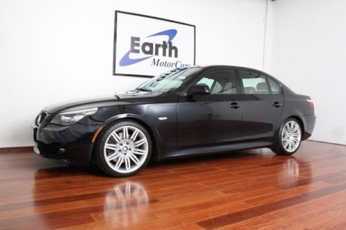 2010 bmw 550i m-sport, hud, nav, sunshades, loaded, 2 owner, carfax cert, clean!