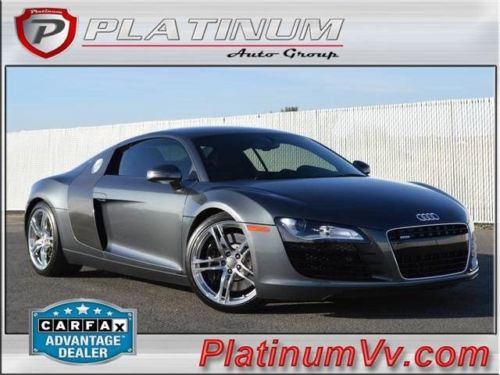 2009 audi r8 quattro automatic, carbon fiber, navigation every option black