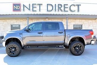 12 lift 4x4 new 20&#034; wheels 35&#034; tires carfax crew cab net direct auto texas low