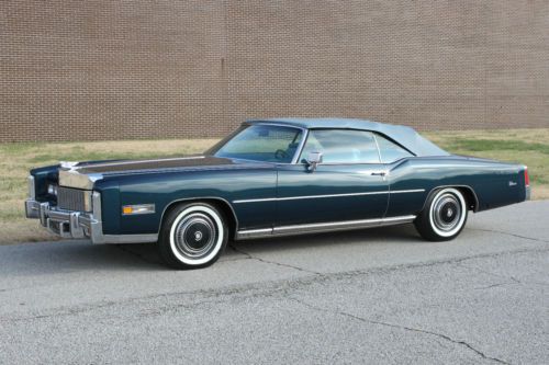 1976 cadillac eldorado convertible with on 7,000 miles