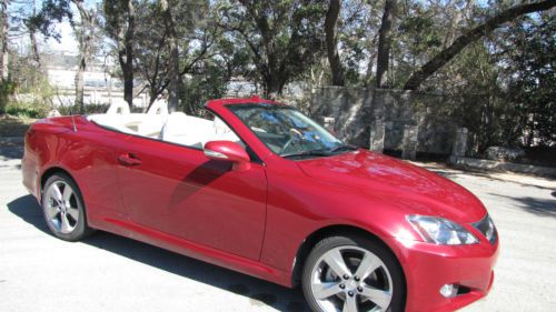 2010 lexus is250 c convertible 2-door 2.5l