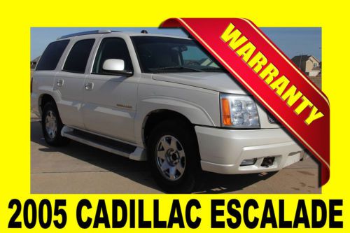 2005 cadillac escalade, pearl white,clean tx title,navigation,warranty