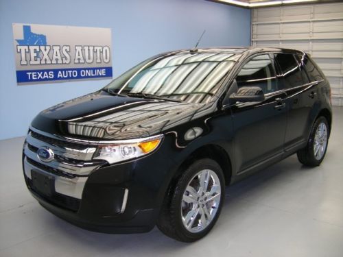 We finance!!  2011 ford edge limited awd pano roof nav leather 22k mi texas auto