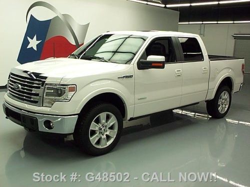 2013 ford f-150 lariat crew 4x4 ecoboost sunroof 211 mi texas direct auto