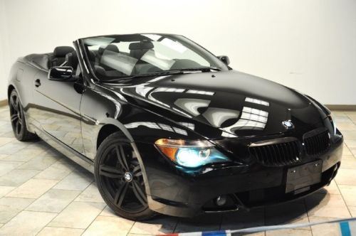 2005 bmw 645ci convertible black/black must see it