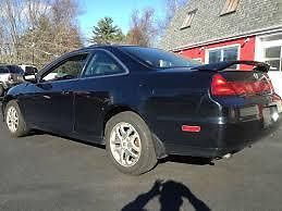 Black 2002 honda accord