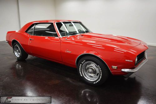 1968 chevrolet camaro 4 speed 350 v8 console power brakes