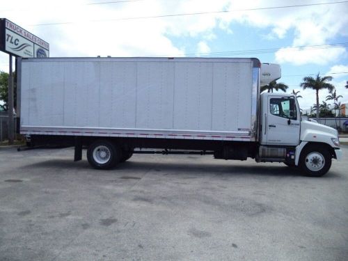 2019 hino 268a 26ft refrigerated box truck.. carrier supra 860  r