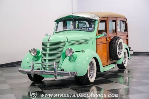 1940 international d-2 westchester suburban woodie wagon