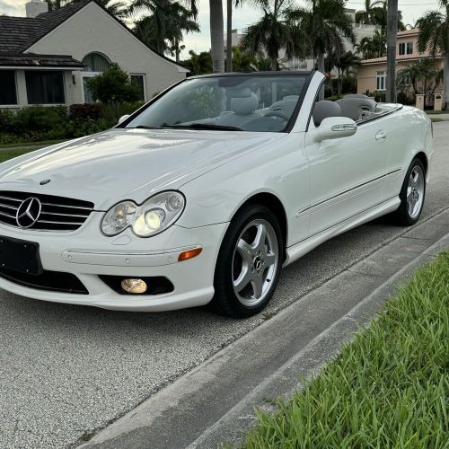 2004 mercedes-benz clk-class convertible 58k miles clean serviced carfax