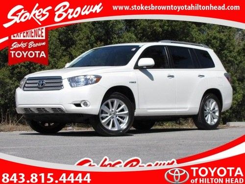 2009 toyota highlander hybrid 4wd 4dr limited w/3rd row