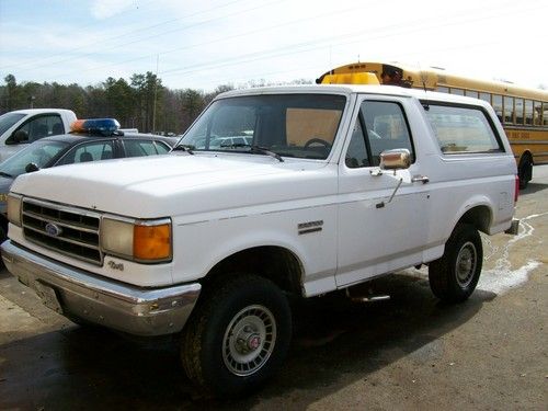 1990 ford bronco 4x4 351ci 5.8 government surplus no reserve!!!!!!!!!!!