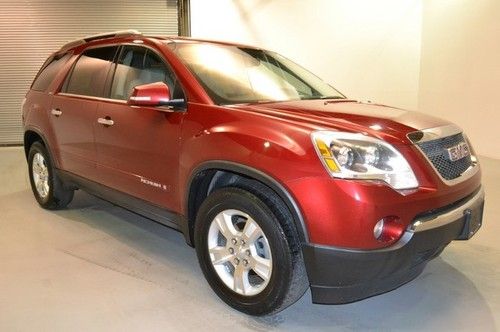 Gmc acadia slt 4x4 3.6l v6 dvd navigation power heated leather bose clean carfax