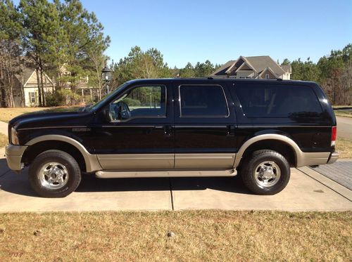 2005 ford excursion eddie bauer 6.0 turbo diesel black