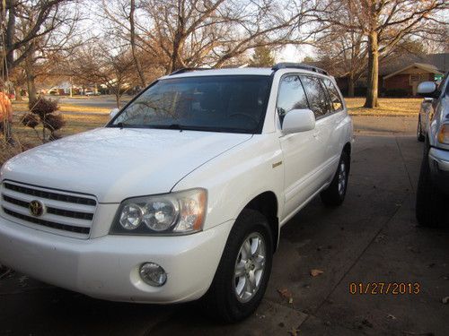 2003 toyota highlander limited sport utility 4-door 3.0l