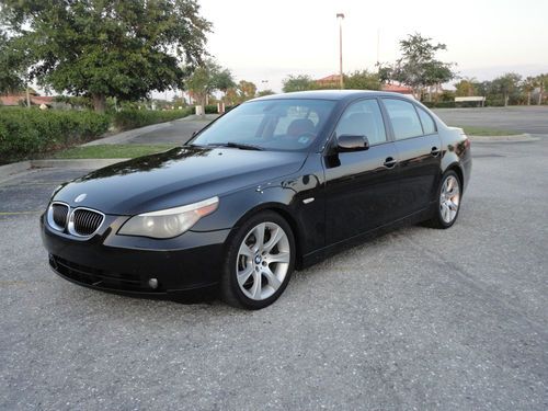 2005 bmw 545i florida car sport pkg premium pkg navigation amazing good carfax