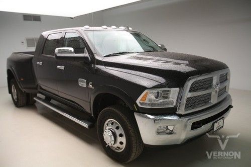 2013 drw laramie longhorn mega 4x4 navigation sunroof leather heated diesel