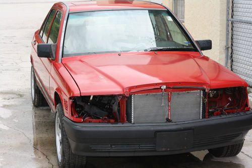 1987 mercedes benz 190d 2.5 turbo diesel plus parts vehicle.