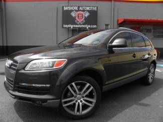 Q7*nav*tech*20"s*pano*carfax cert*camera*park assist*we finance*3rd row*bose*fla