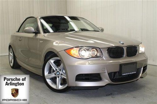 135i navi convertible heated seats sports pkg xenon lights memory seats silver