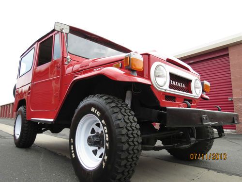 71' toyota landcruiser fj40,  clean title, rebuilt engine, , low miles