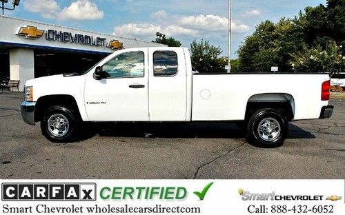 Used chevrolet silverado 2500 hd longbed duramax diesel 4x2 extra cab pickup v8