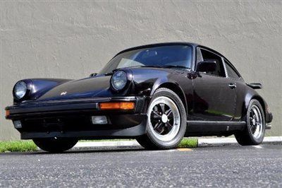 1985 porsche 911 carrera black black classic rare collectable