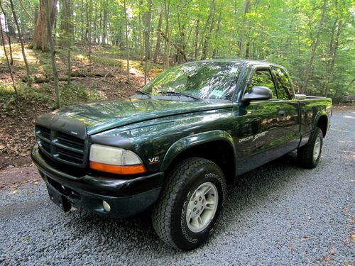 No reserve 2000 dodge dakota sport extended cab pickup 2-door 4.7l v8 auto