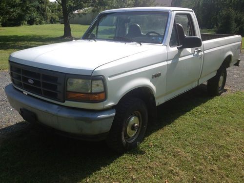 1996 ford f-150 xl standard cab pickup 2-door 5.0l 4x4 truck