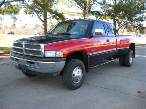 1997 dodge ram 3500 4x4 12 valve 5.9l cummins diesel dually - only 130k miles