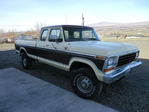 1978 f250 supercab 4x4 dana 60 f&amp;r built 429 a/c no reserve rare pickup f350