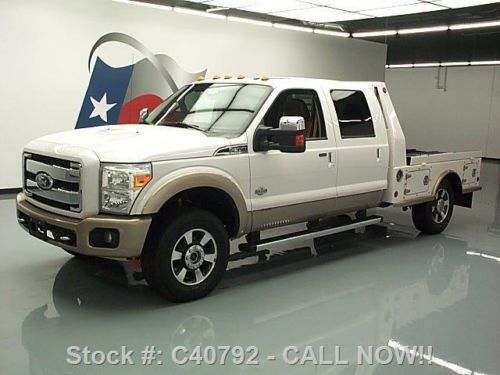 2011 ford f350 king ranch 4x4 hauler sunroof nav 43k mi texas direct auto