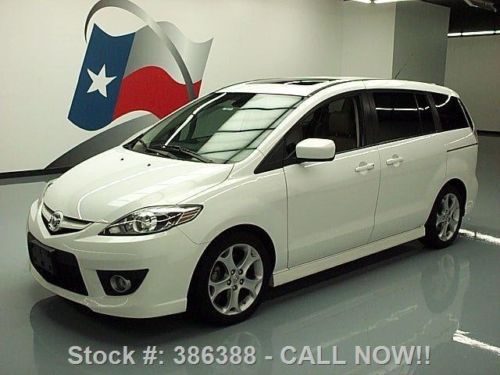 2010 mazda mazda5 grand touring sunroof htd leather 52k texas direct auto