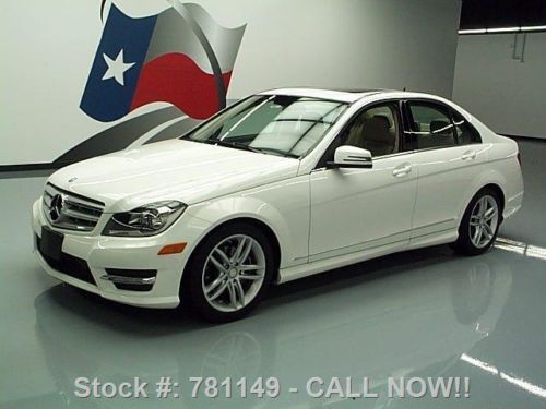 2013 mercedes-benz c250 sport auto turbo sunroof 21k mi texas direct auto