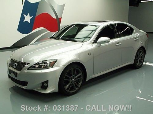 2013 lexus is 350 f-sport auto sunroof nav rear cam 6k texas direct auto