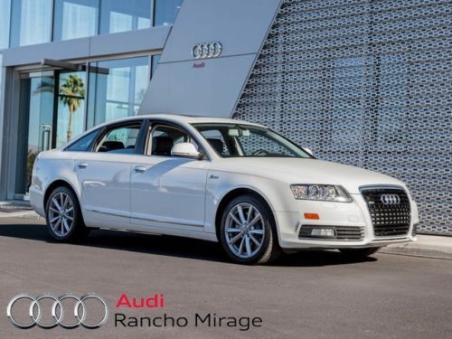 2010 audi a6 cpo ibis white supercharged prestige package side assist