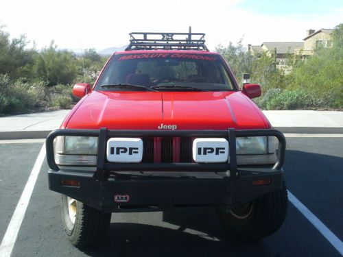 1996 jeep grand cherokee limited 4x4 lifted v8 very low miles