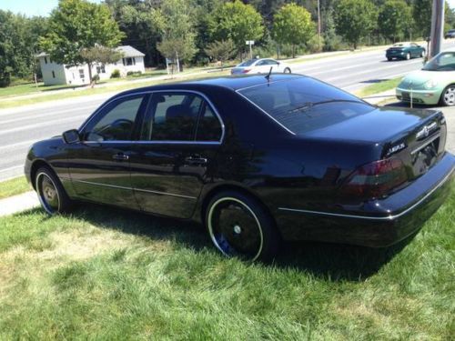 2001 lexus ls 430 ultra luxury package 240,000 miles black on black