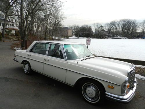 1973 meredes-benz 300 sel 4.5original owner original miles leather moonroof mint