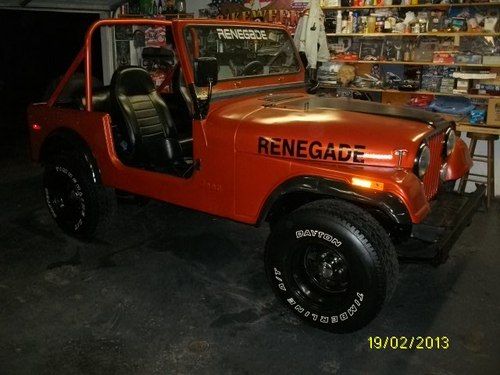 1979 jeep cj7 renegade sport utility 2-door 5.0l