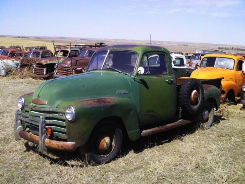 1953 chevrolet truck 3100, 1948 chevrolet pickup, shop truck, rat rod truck