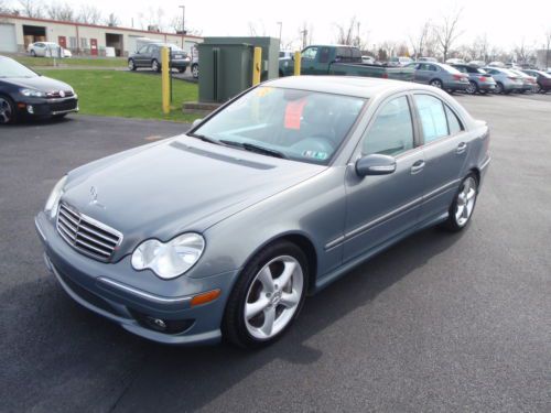 2006 mercedes benz c230 sport c class c-class 2.5l v6 automatic leather sunroof