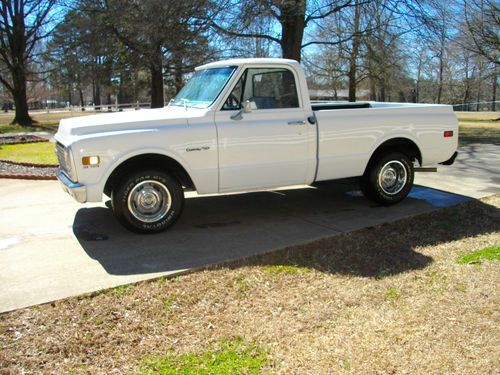 1972 chevy c10 pick up truck, black 350 engine, automatic transmission