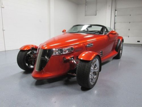 01 plymouth prowler orange rwd auto cd changer chrome trim