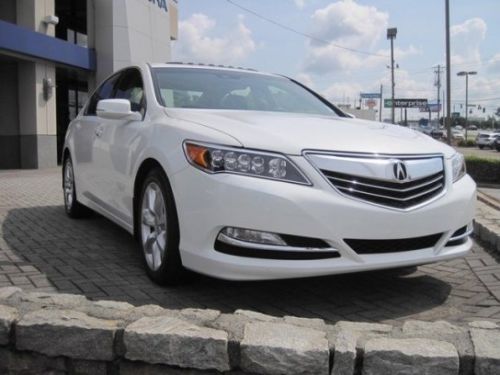 2014 acura rlx w/navigation white/black