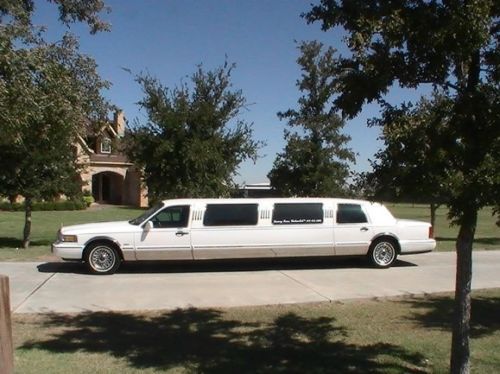 1997limousine lincoln town car tiffany conversion double stretch money maker car