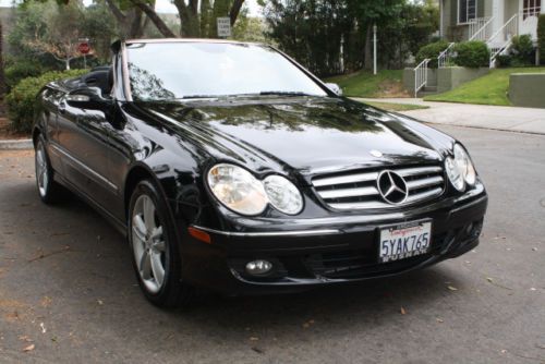 2007 mercedes-benz clk350 cabriolet convertible 2-door, v6 3.5l, 45k miles,