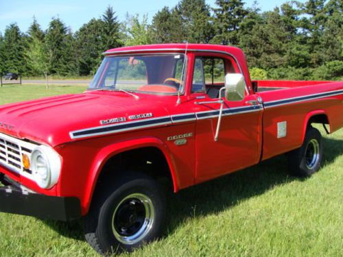 1966 66 dodge power wagon powerwagon 4x4 4 wheel drive four by utiline sweptline